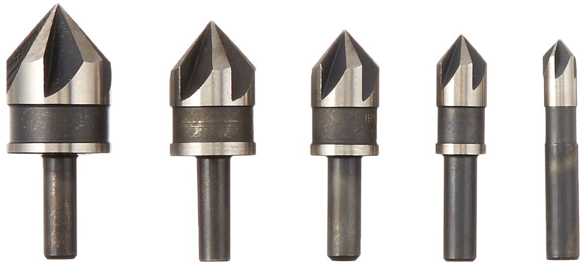 IRWIN Tools High Speed Black Oxide Countersink Drill Bit, 5-Piece Set 1877791 gallery