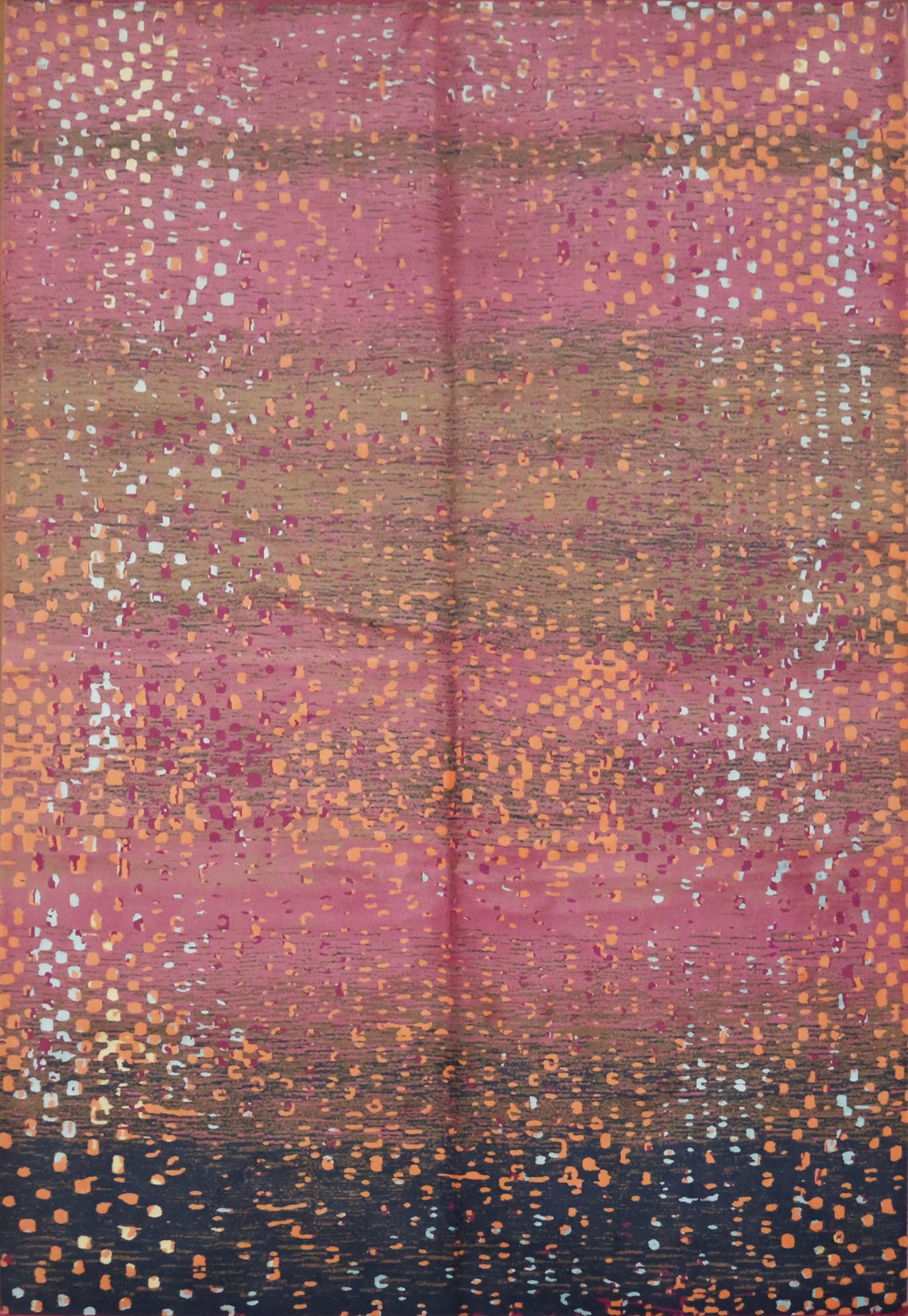 Transitional Gabbeh Design Turkish Area Rug 6x9 Ft Modern Oriental Wool Carpet gallery