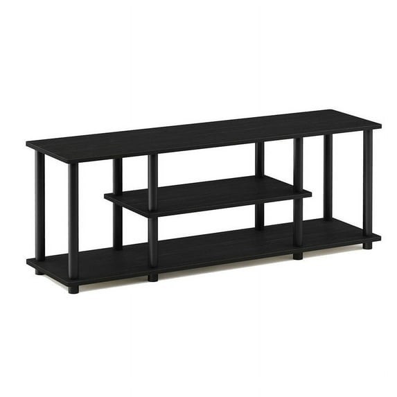TV Stand For 55 Inch Media Storage Shelf Black 3 Tier Home Entertainment Center gallery
