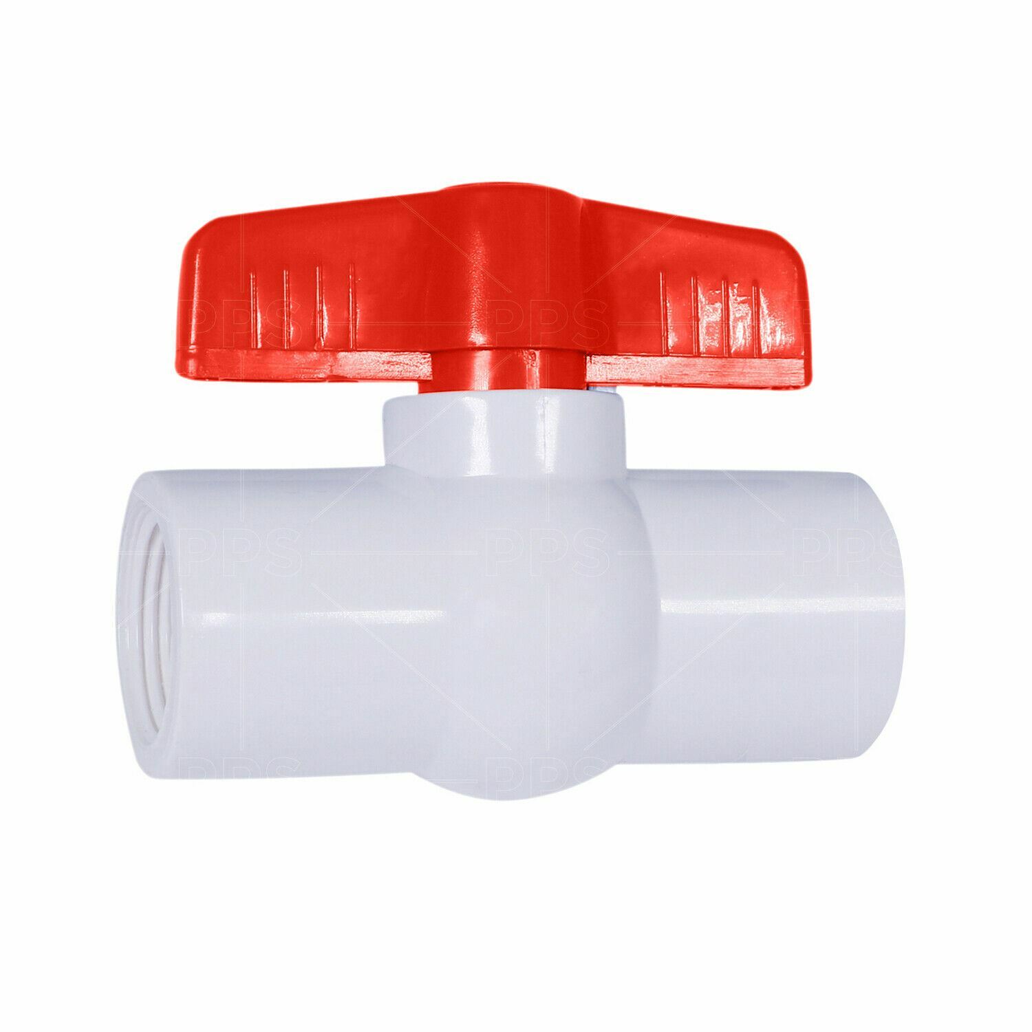 Midline Valve PVC Ball Valve; Red T-Handle Water Shut-Off; 3/4 in. FIP (Plastic) gallery