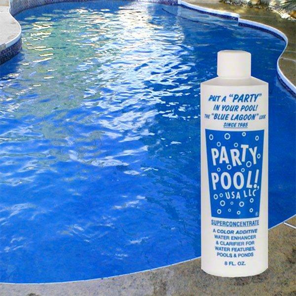 Party Pool Super-Concentrate Pool Dye BLUE - Gender Reveal Water Dye