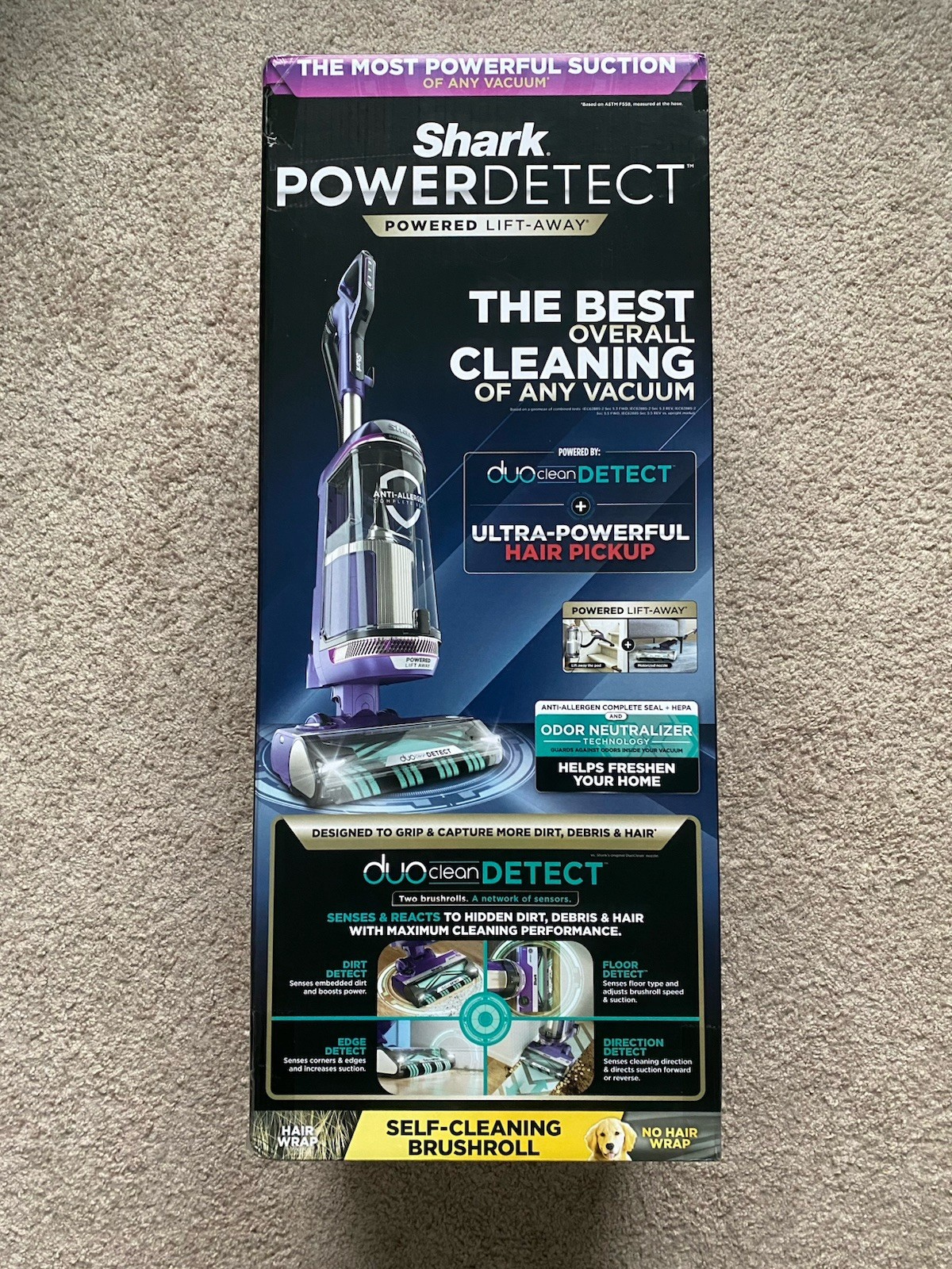 Shark - PowerDetect Upright Vacuum with DuoClean Detect Technology - AZ4002 gallery