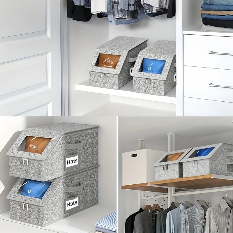 1 PCS Stackable Hat Storage for Baseball Caps, Holds up to 24 Caps Hat Organizer gallery
