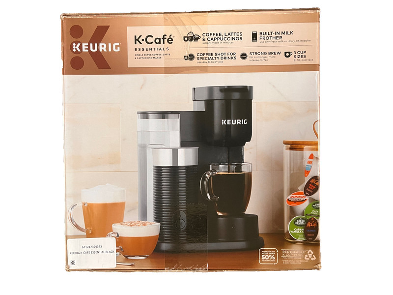 Keurig K Cafe Essentials Coffee Latte Cappuccino Maker Black gallery
