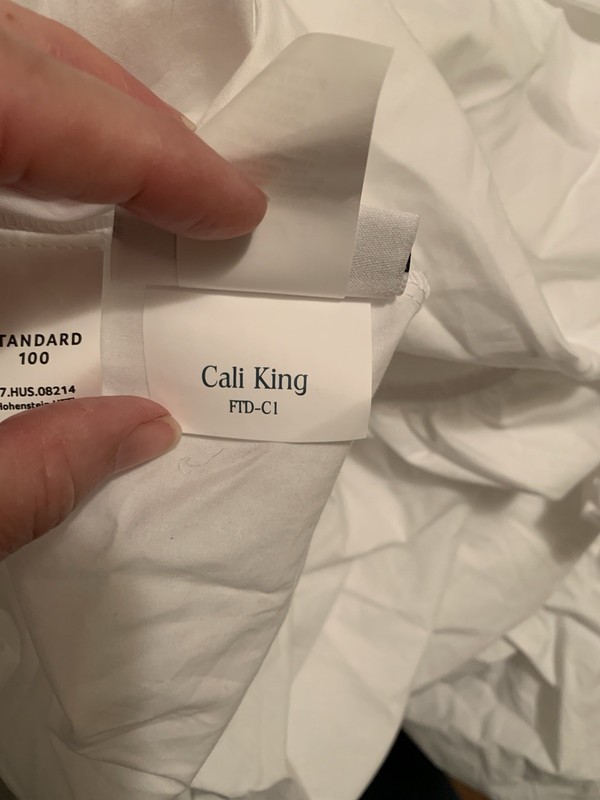 Brooklinen Solid White Cal King Fitted Sheet 16” Pocket NWOT gallery