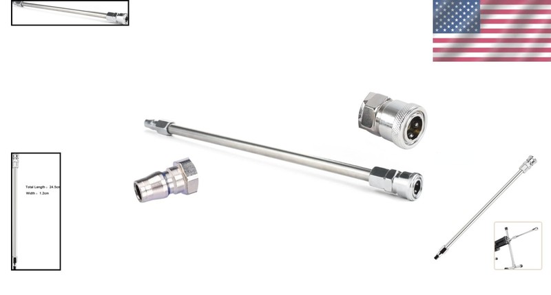 Reciprocating Machine Extension Rod 30 Centimeters Stainless Steel Quick Connect gallery