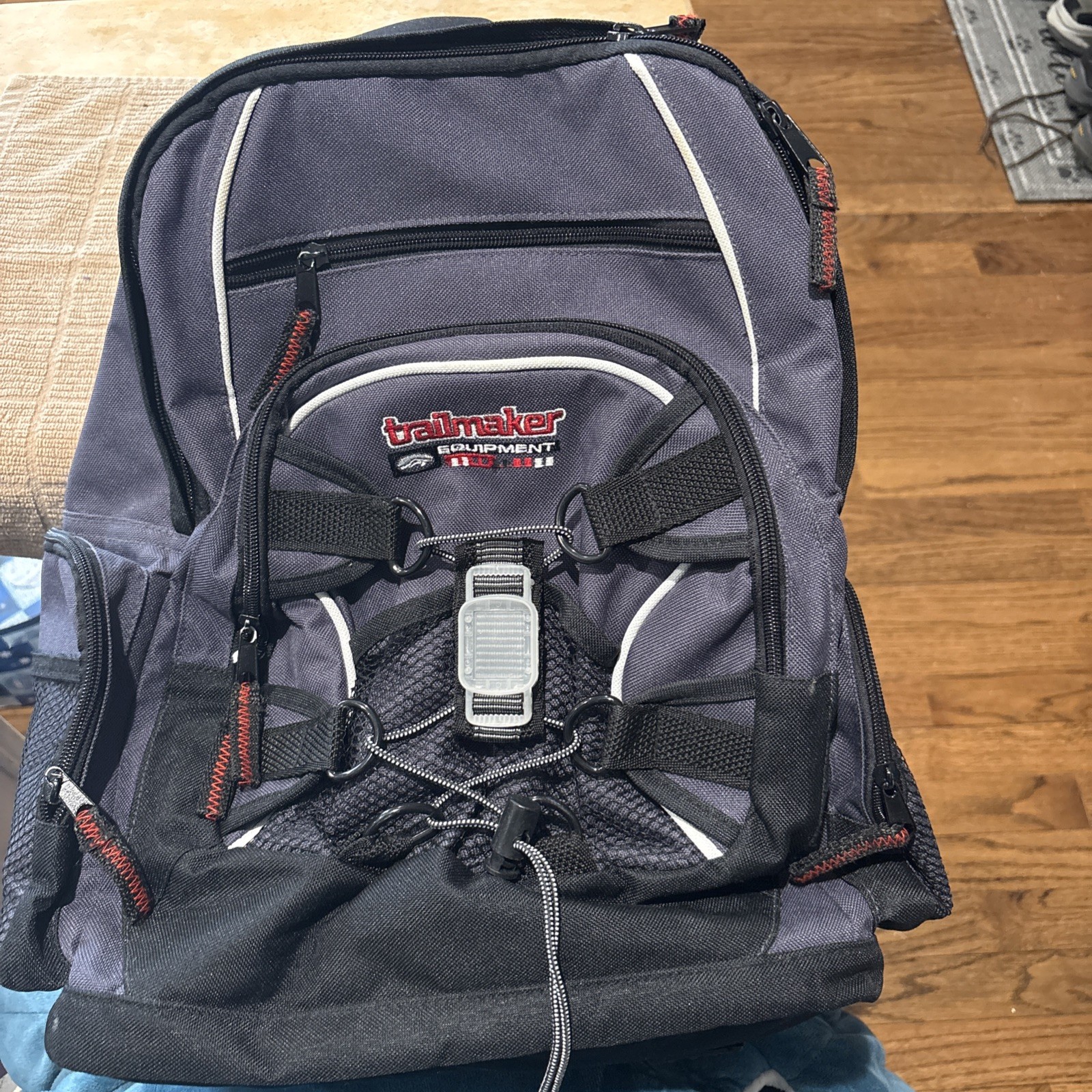 Trailmaker Equipment Black Navy Backpack Bag  2