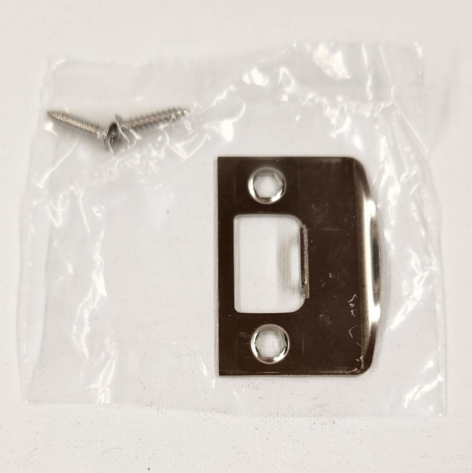 Baldwin Full Lip Strike Plate - Lifetime Satin Nickel (056) Estate Collection gallery