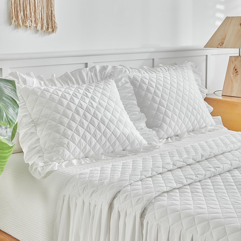 Uozzi Bedding Ruffle Skirt Bedspread Set - 30 - gallery
