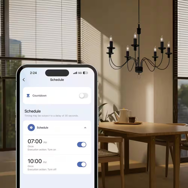 40-Watt Equivalent CA10 E12 LED Dimmable Smart Home Wi-Fi Connected Wireless Lig gallery