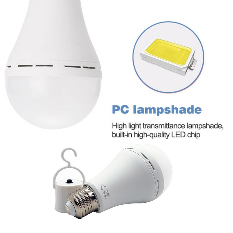 4PCS A19 Rechargeable Emergency Light Bulb 60W Equivalent 1200mAh Battery Backup gallery