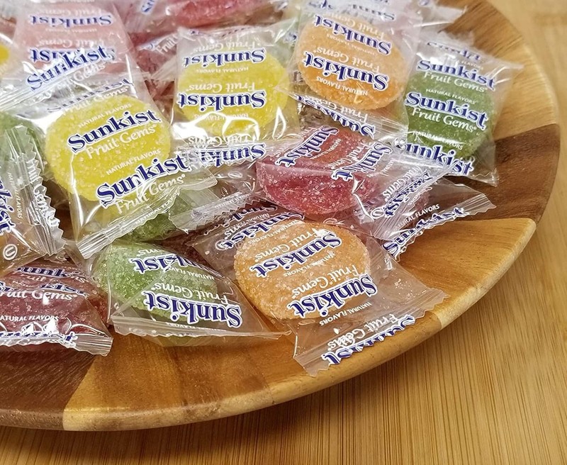 Sunkist Fruit Gems Soft Candy Assorted Natural Flavors 2lb | CHRISTMAS SALE! gallery
