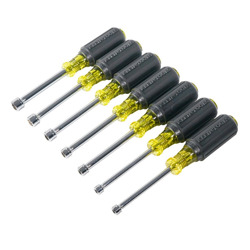 Klein Tools 65160 Metric Nut Driver Set, 3-Inch Shafts, 7-Piece gallery
