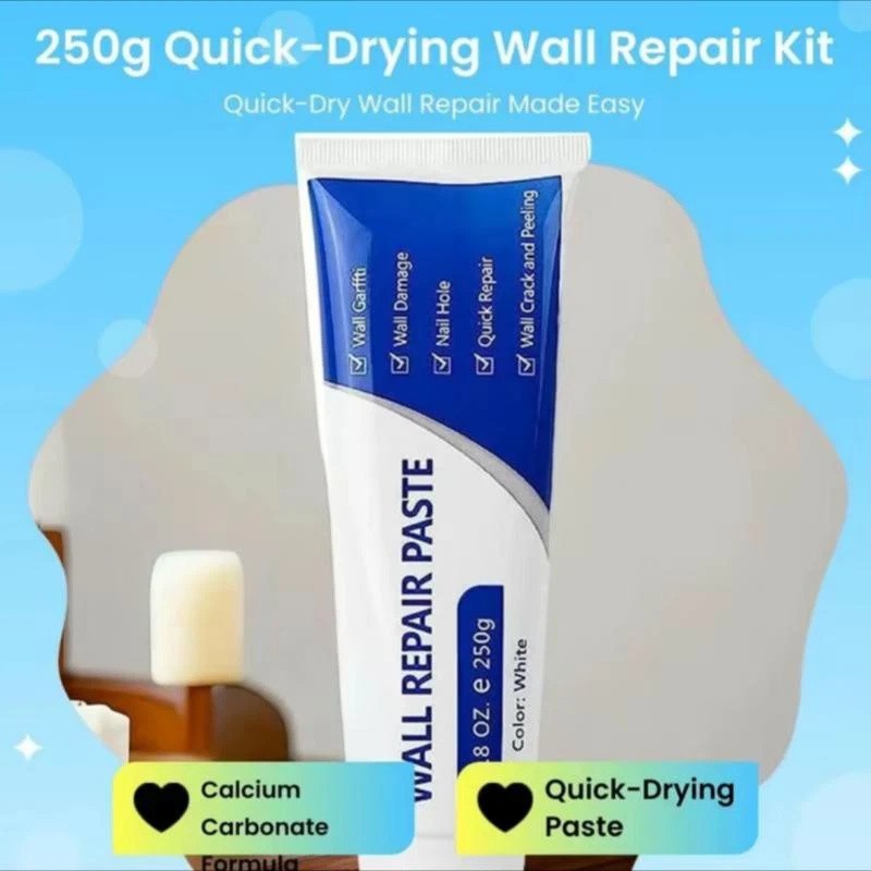3X Wall Repair Kit Paste Mending Agent Multi-functional Quick Dry Self-adhesive gallery