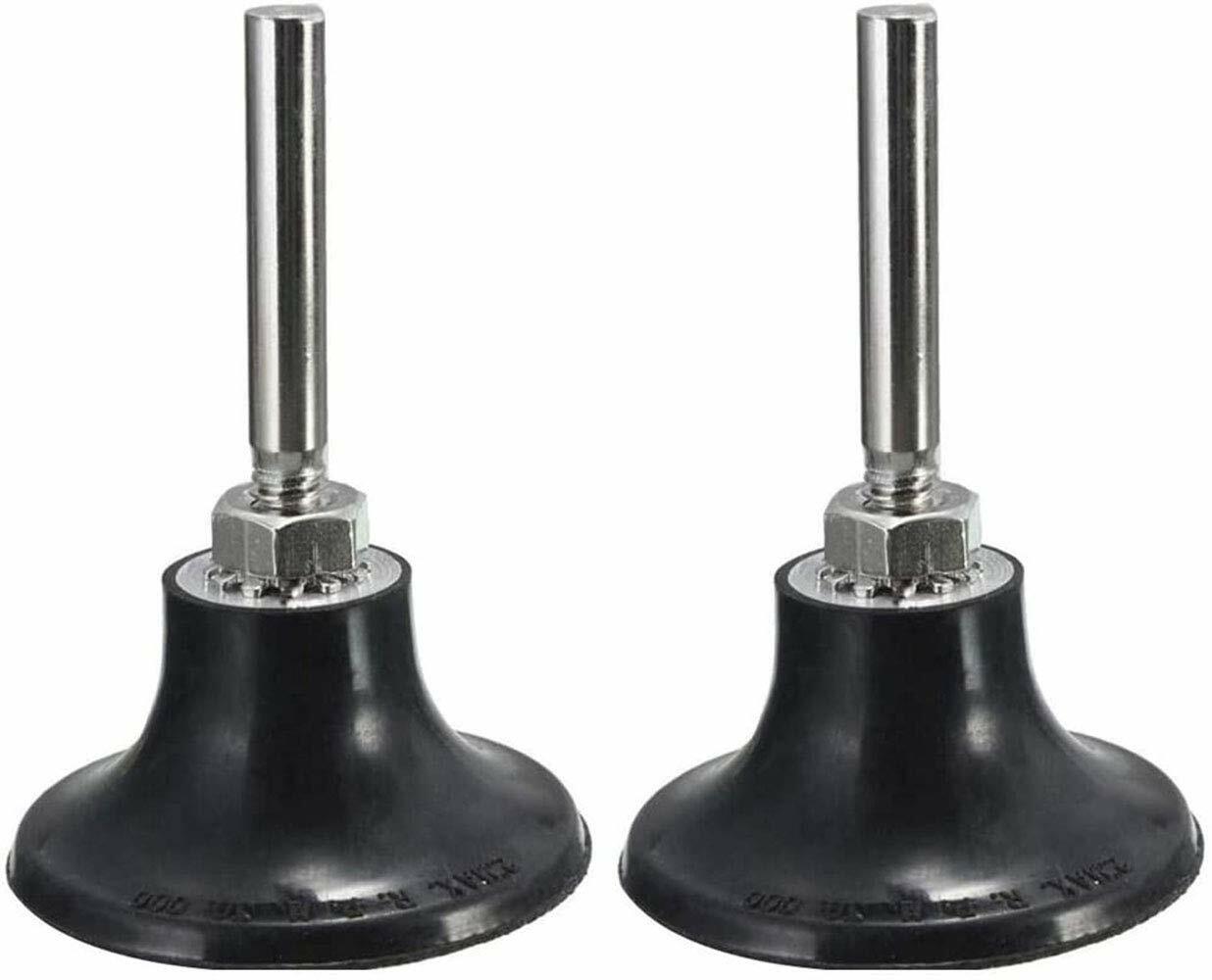 2 Pack 2 inch Sanding Disc Holder Roll Lock Rotary Pad Holder Mandrel 1/4" Shank gallery