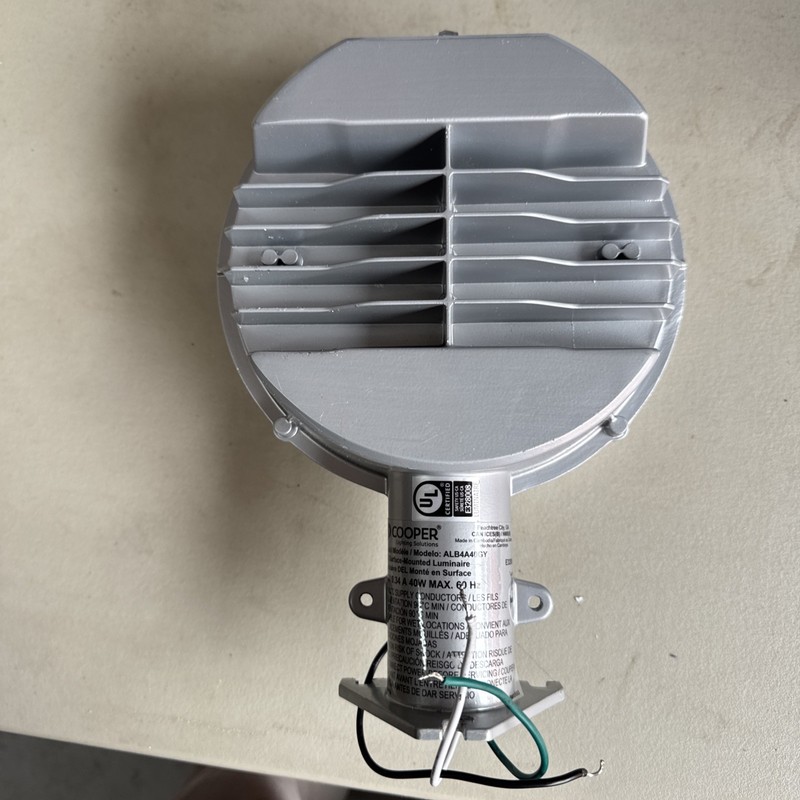 HALO BASIC AREA LIGHT ALB4A40GY/GREY BRIGHTNESS 4000 LUMENS 4000K BRIGHT WHITE gallery