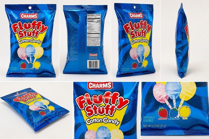 CHARMS Fluffy Stuff Cotton Candy Artificially Flavored 2.5 oz (71 g) gallery