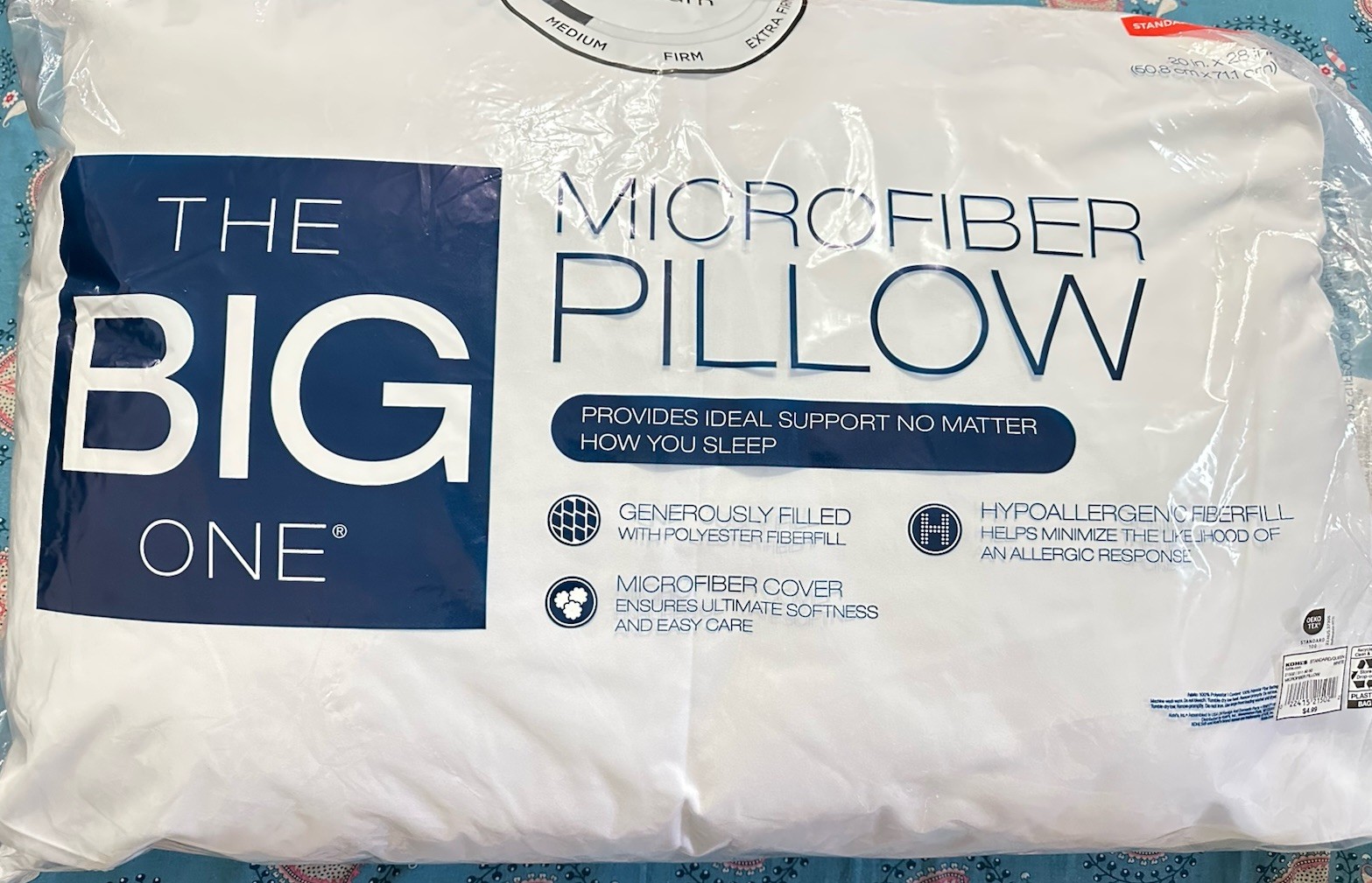 The Big One Microfiber Pillow – Standard/Queen Size gallery