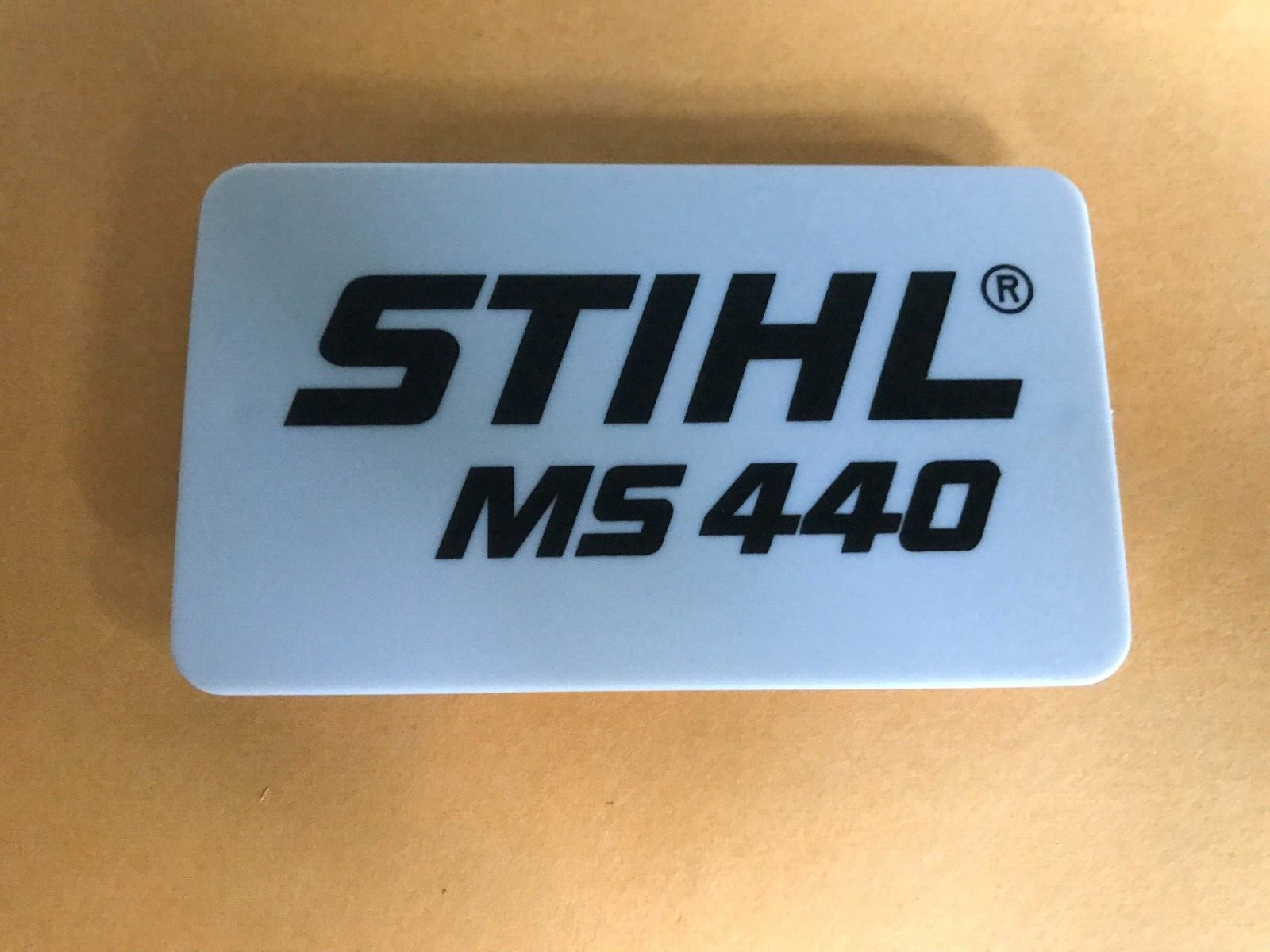 OEM STIHL MS440 NAME TAG MODEL PLATE CHAINSAW - 1128 967 1511 gallery