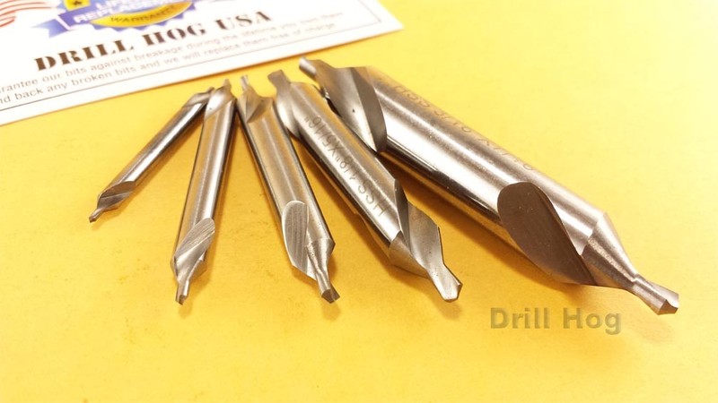 Center Drill Countersink Pilot Bit Lathe 5 Pc Set Lifetime Warranty Drill Hog® gallery
