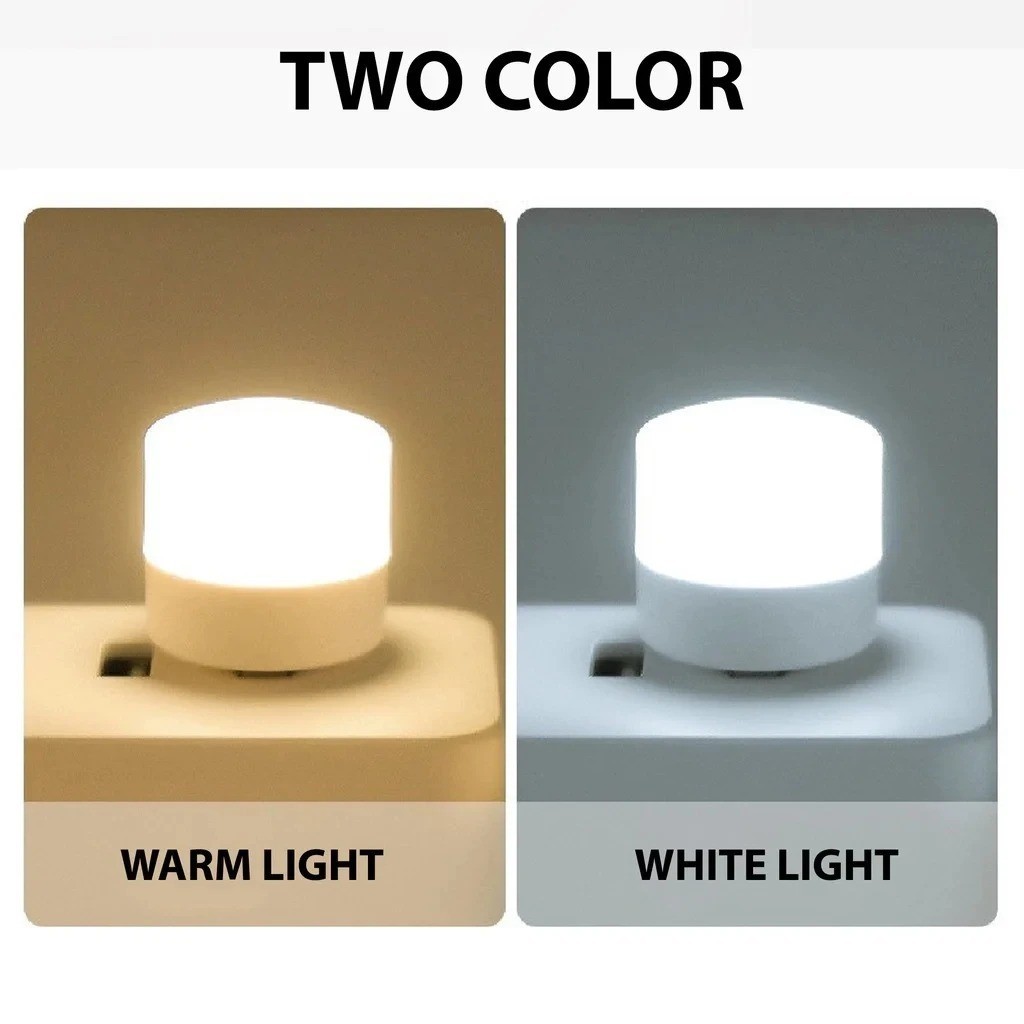 3PCS USB Night Light Mini LED Plug Lamp Power Bank Reading Eye Protection gallery
