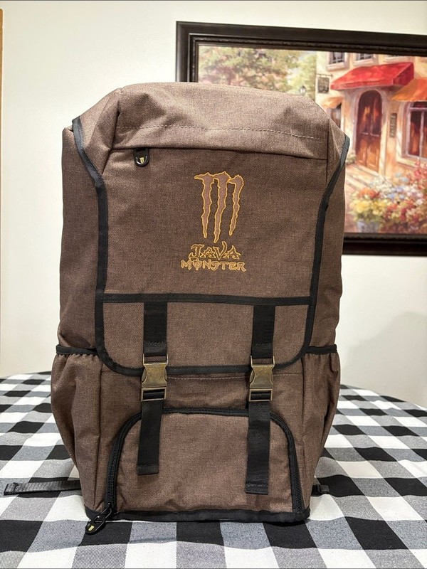 JAVA Monster Energy Premium Insulated Cooler Backpack Padded Straps Beach Hiking gallery