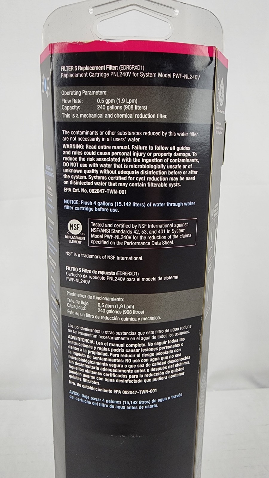 EveryDrop 5 EDR5RXD1 Whirlpool Refrigerator Water Filter OEM Replacement New gallery