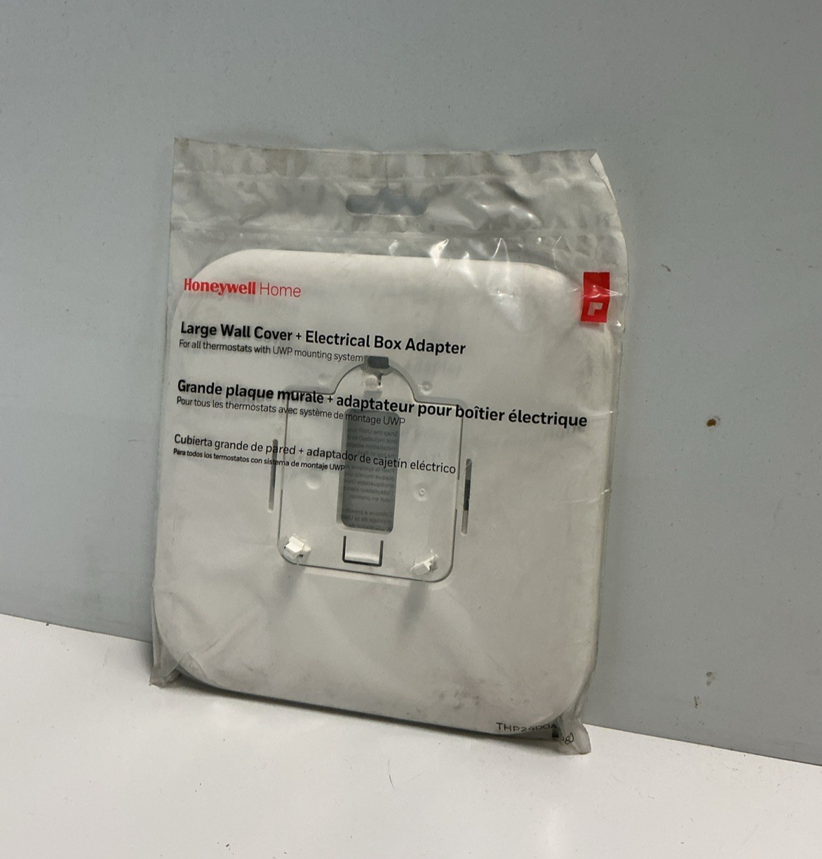 NEW, HONEYWELL, THP2400A1080, LARGE WALL COVER & ELECTRICAL BOX ADAPTER. (23i-2) gallery