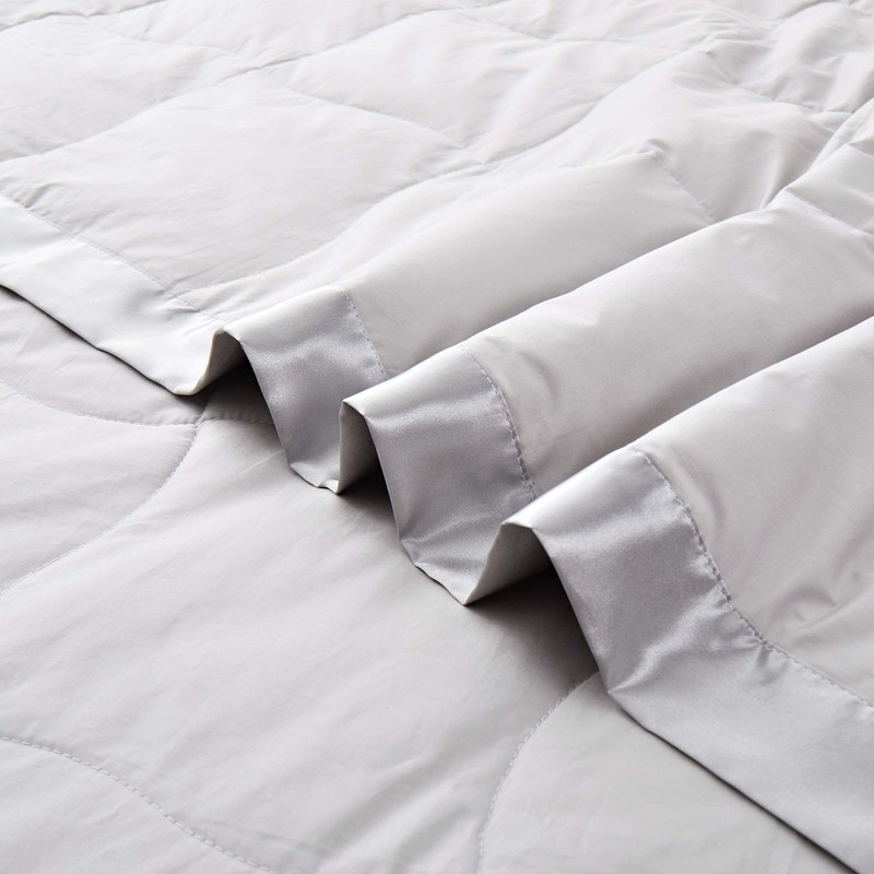 Oversized Down Blanket, King or Queen Bed Blanket with Satin Trim Cotton Shell gallery