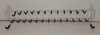 27-Hook Tie Rack Metal and Plastic 14" gallery