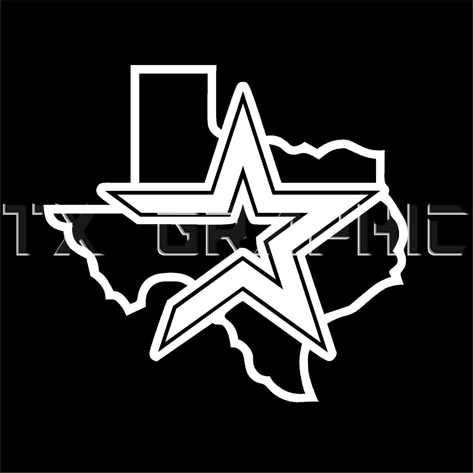 Houston Astros Decal Sticker Texas State Map Lone Star Car Truck gallery