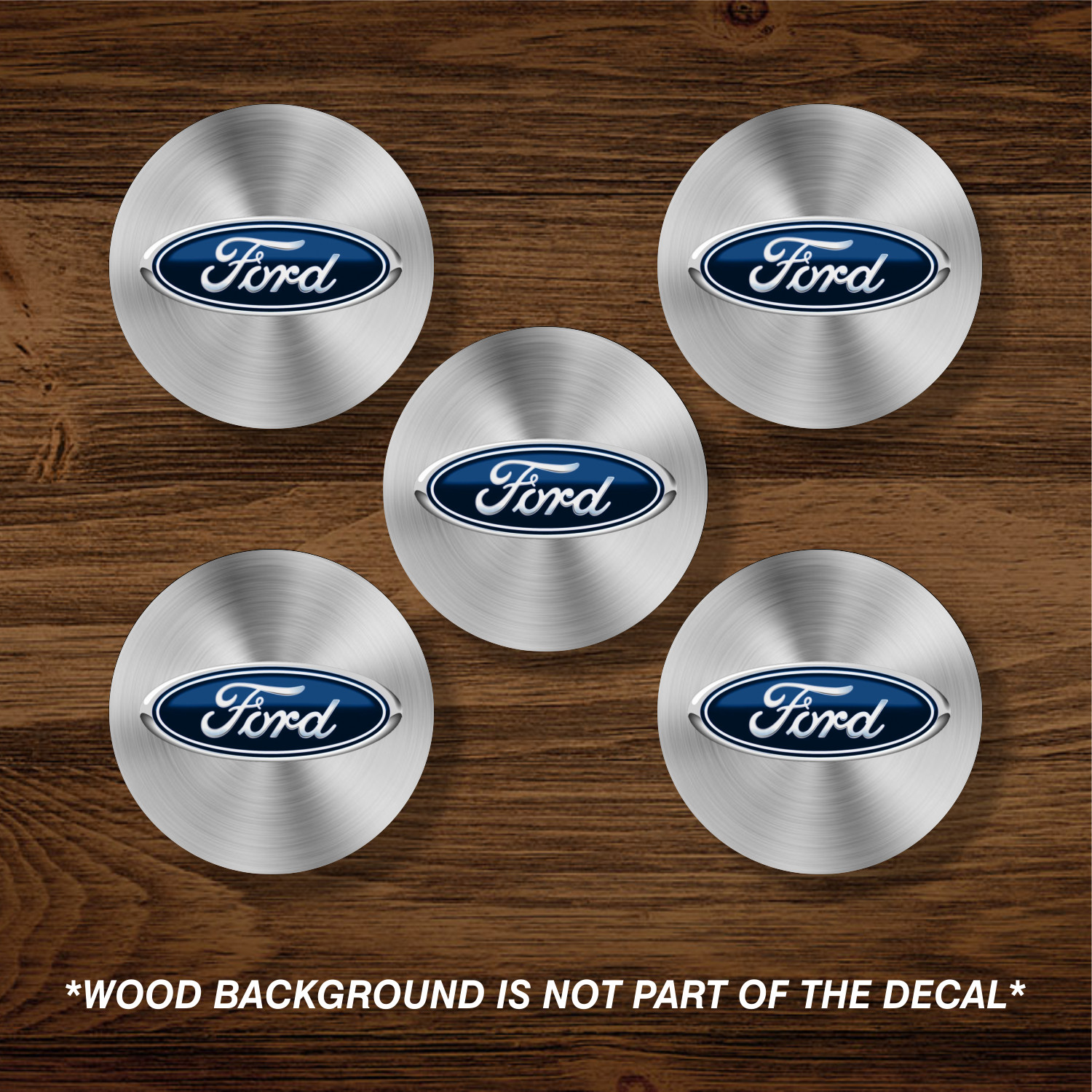 Ford Wheel Center Cap Overlay x5, Vinyl Decal Sticker gallery