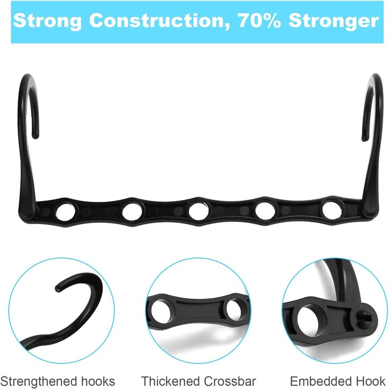 10 Pack Magic Hangers Space Saving Hangers Closet Space Saver Hanger Organizer gallery