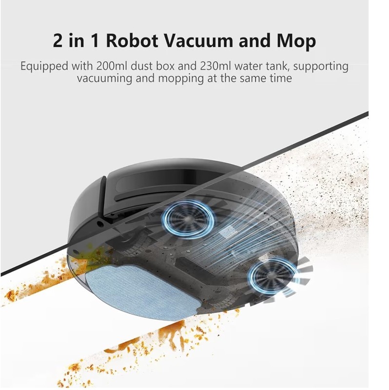 Robot Vacuum Cleaner BR151 WiFi + Remote + Charging Dock – Works Great gallery
