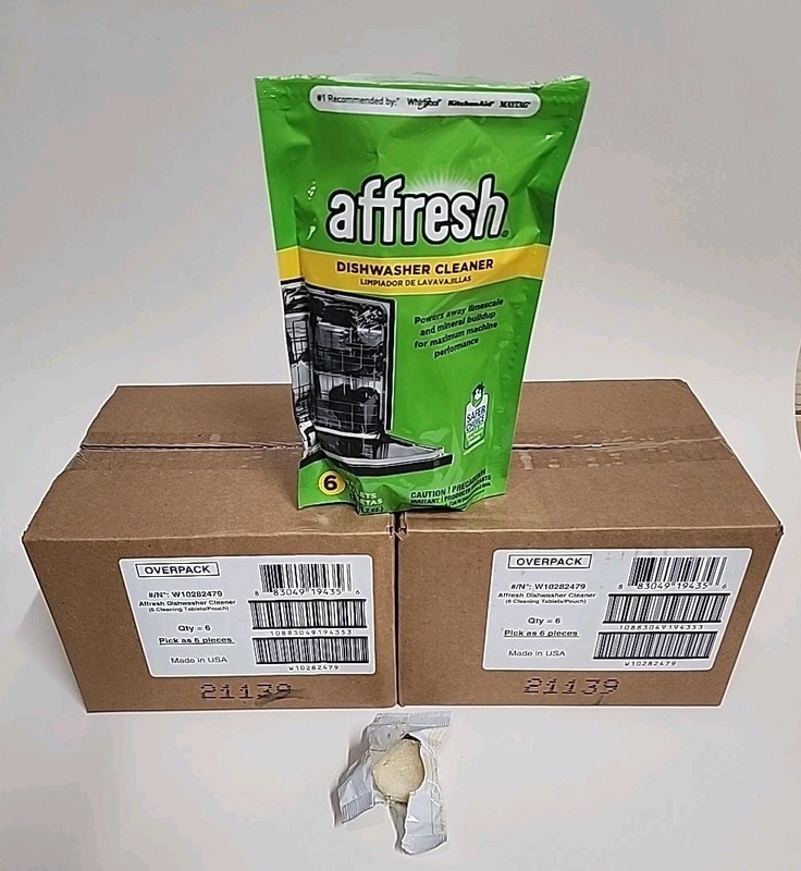 Affresh Dishwasher Cleaner, 72 Tablet (12 PACK-6 in Each) Free Shipping. gallery