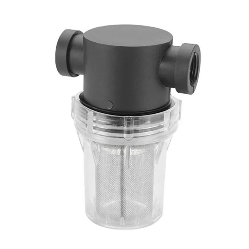 3/4" 1/2" 1" Inline Filter Strainer Water Pump High Flow Pipeline Filter 40 Mesh gallery
