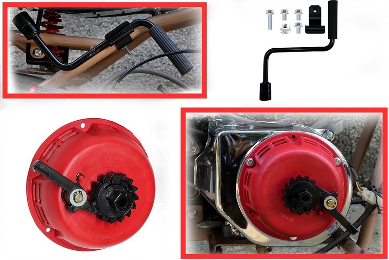 Easy Quick Pull Start Recoil Starter Assembly for Predator 212 Coleman B200R gallery