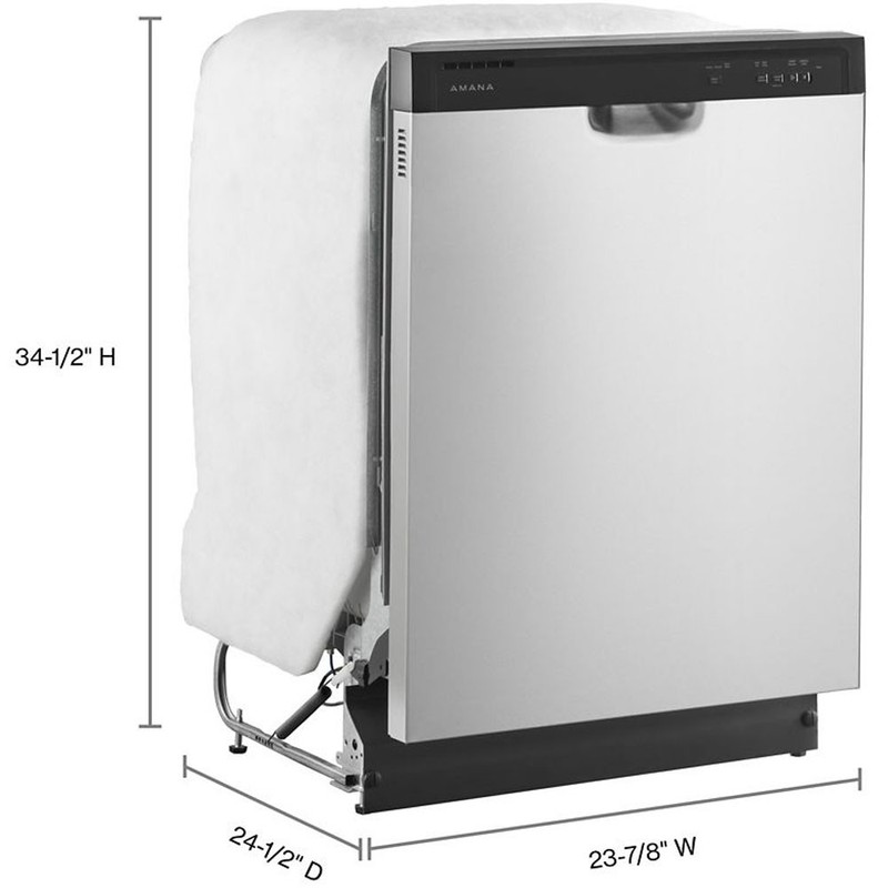 Amana 59 dBA Front Control Built-In Dishwasher - Stainless Steel gallery