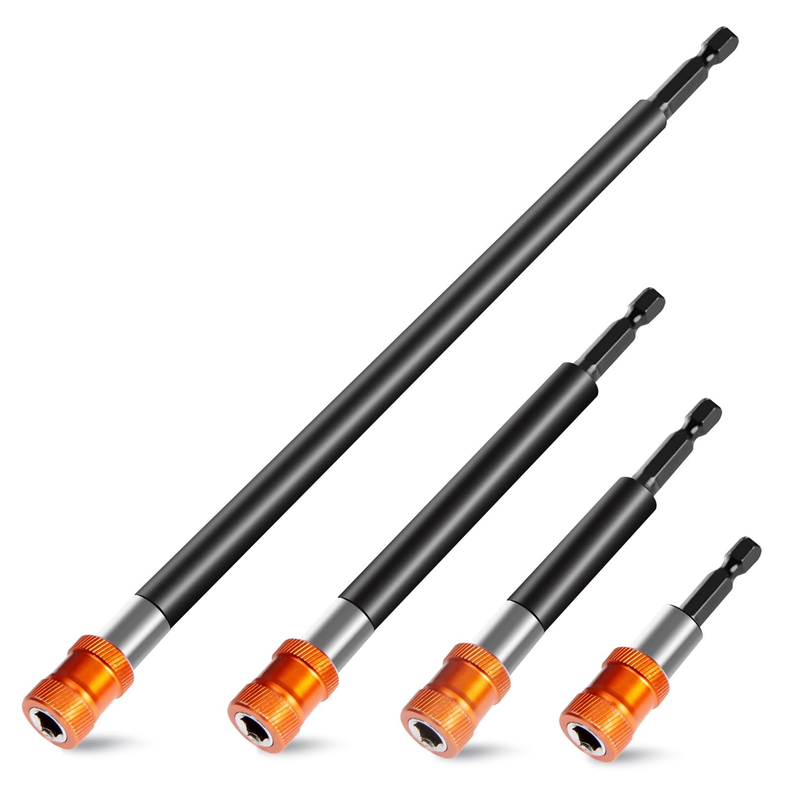 Sopclane 4Pcs Drill Bit Extension Set,Magnetic Drill Screwdriver Bit Holder E... gallery