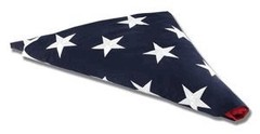 Pre Folded Premium American Flag, MADE IN THE USA fully Embordered Stars and …
