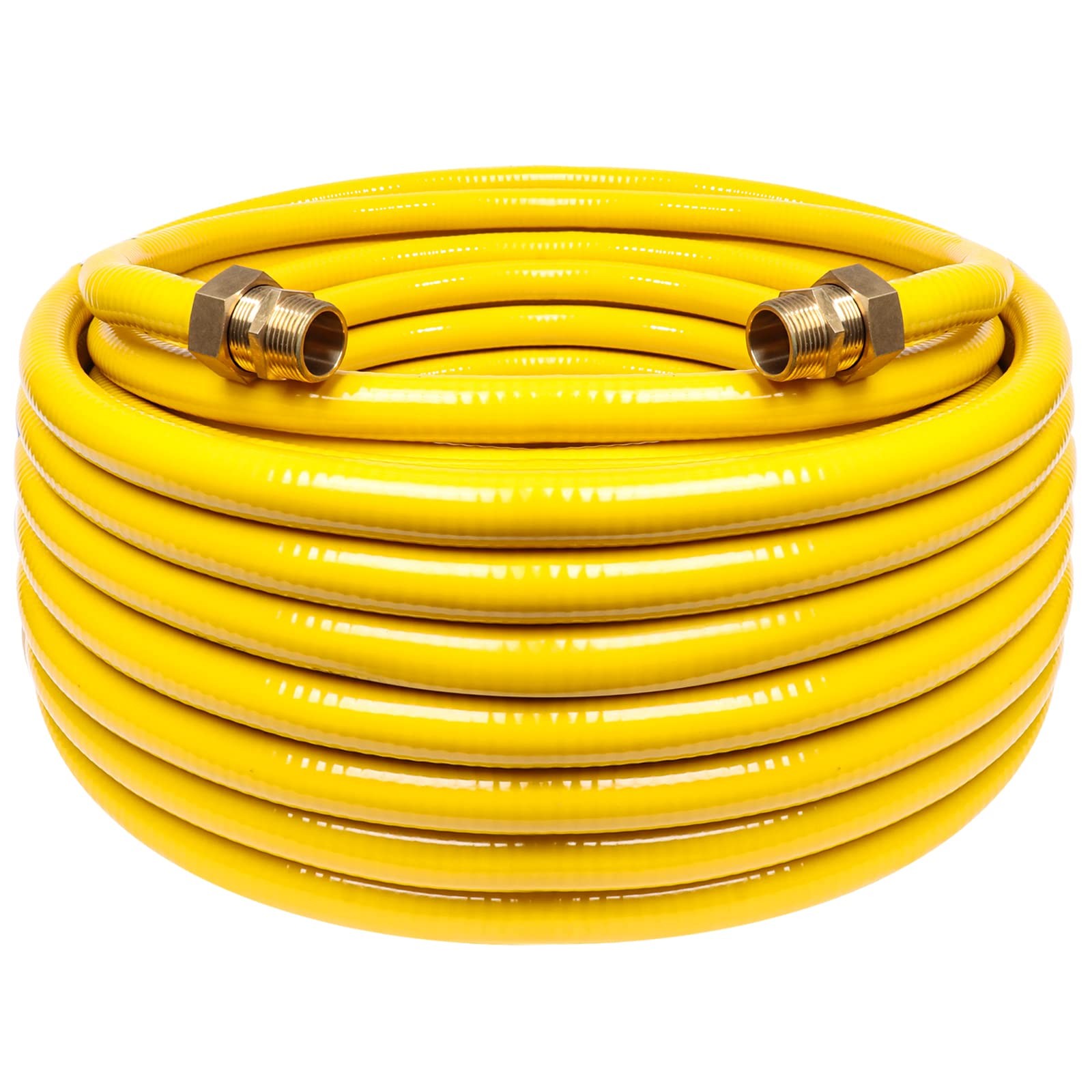 Grehitk 70ft 1/2'' Flexible Gas Line CSST Corrugated Stainless Steel Tubing Pipe gallery