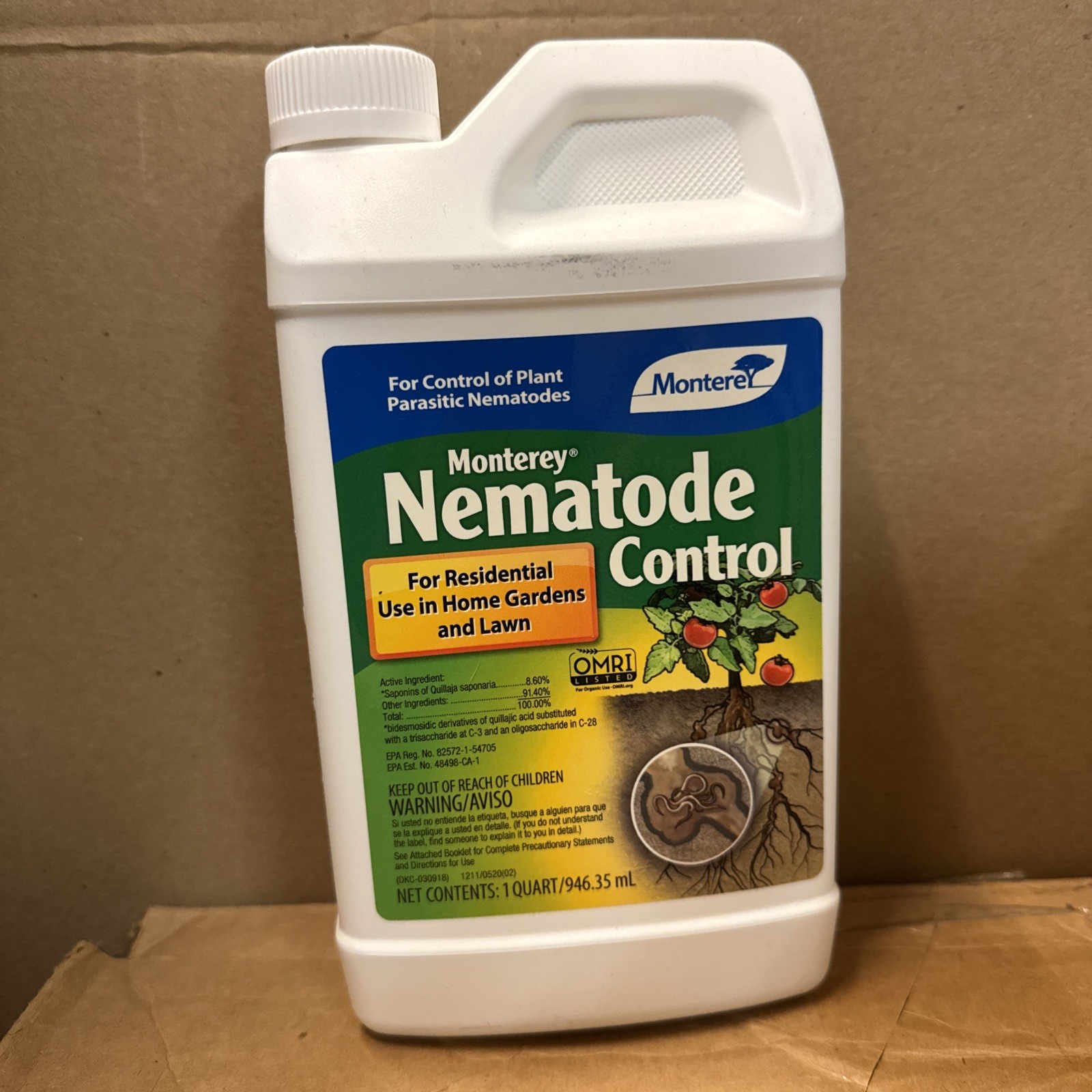 NEW Monterey Nematode Control Liquid Concentrate, 1 qt FREE SHIPPING gallery