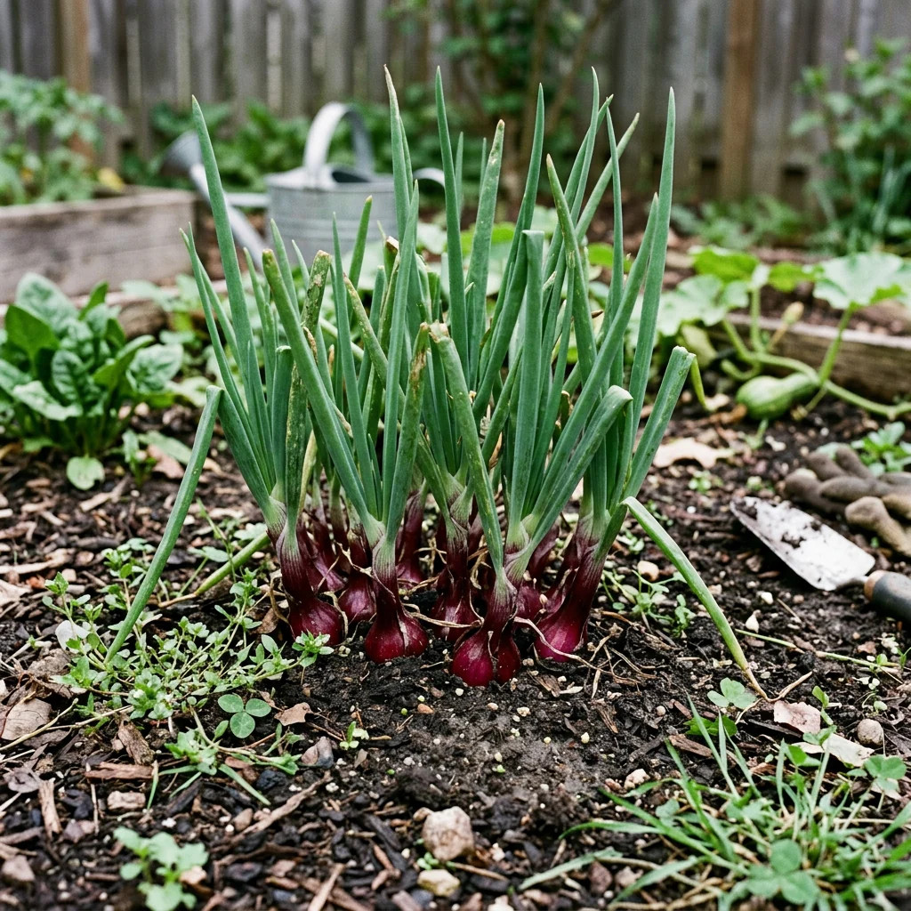1000 Red Welsh Onion Seeds for Planting - Variety for Home Gardening gallery
