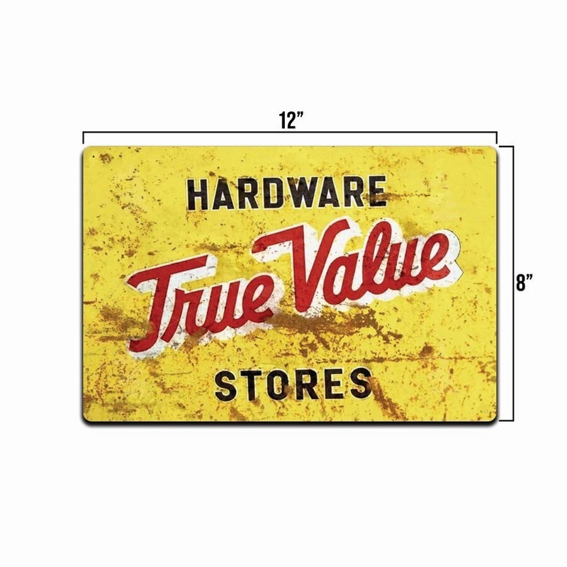 TIN SIGN True Value Rustic Auto Street Décor Garage Shop Store Hardware Plague gallery
