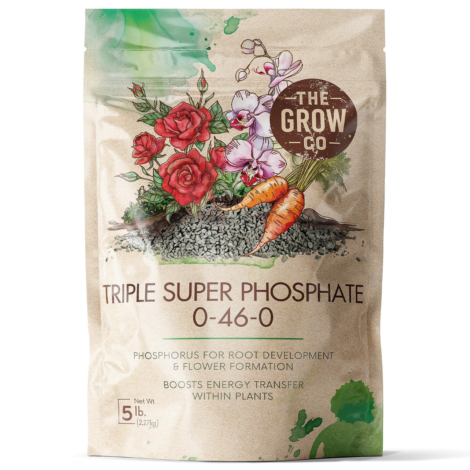High Phosphorus Fertilizer 0-46-0 for Strong Roots & Flower Growth, 5 lb gallery