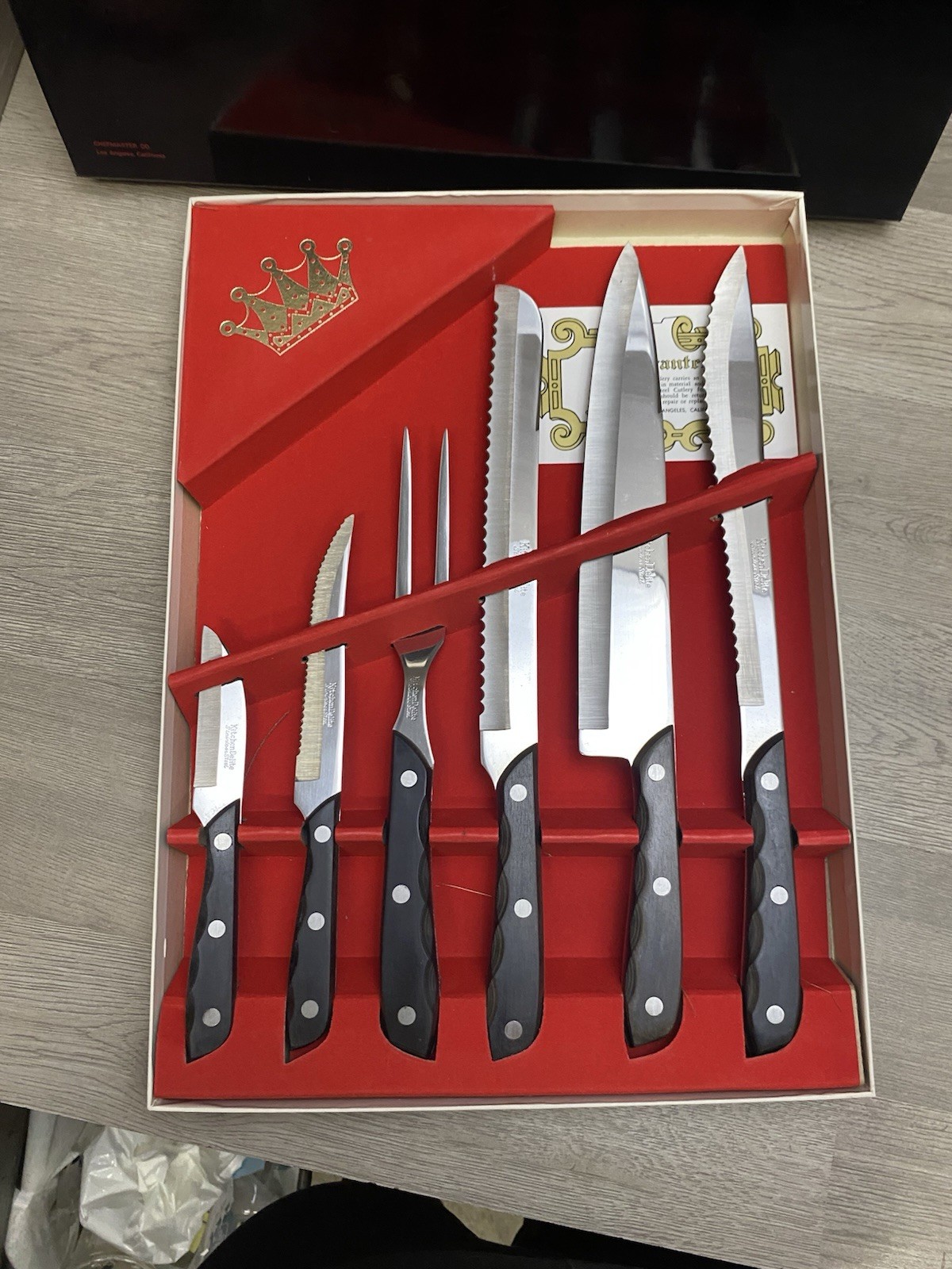 Chefmaster Stainless Steel 6 Six Piece Knife Set Cutlery Kitchen Delight Japan gallery