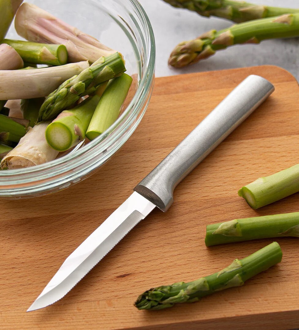 Rada Serrated Regular Paring Knife R142 USA made cutlery Left/R hand super sharp gallery