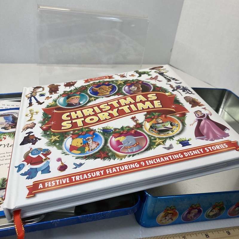 DISNEY Advent 7 Days Until Christmas Countdown BOOK Locking Tin Sticker NEW Gift gallery