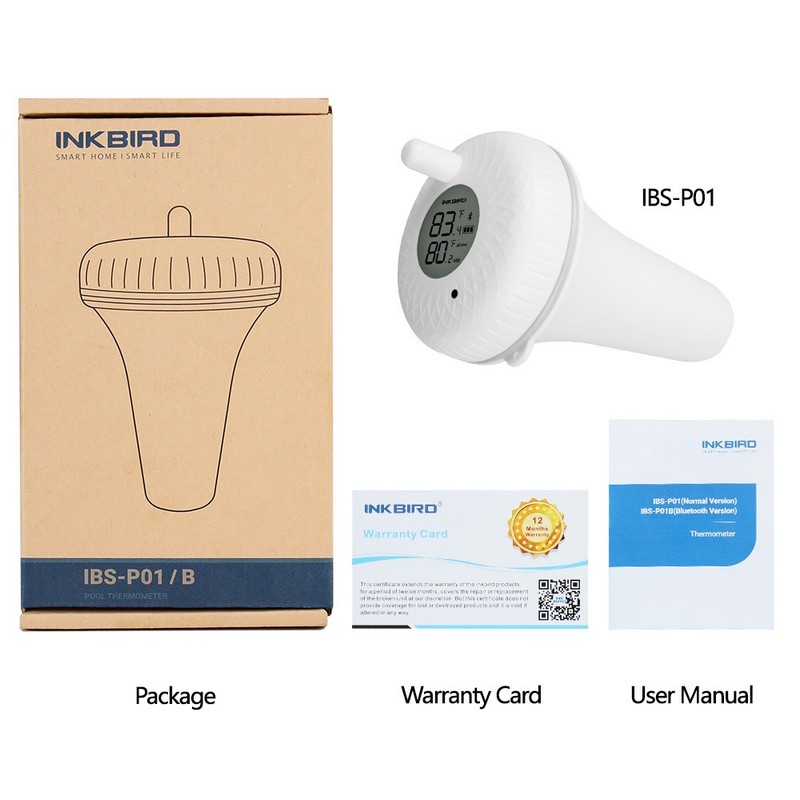 INKBIRD Bluetooth Pool Thermometer Spa Temperature Testing App Control Pond Bath gallery