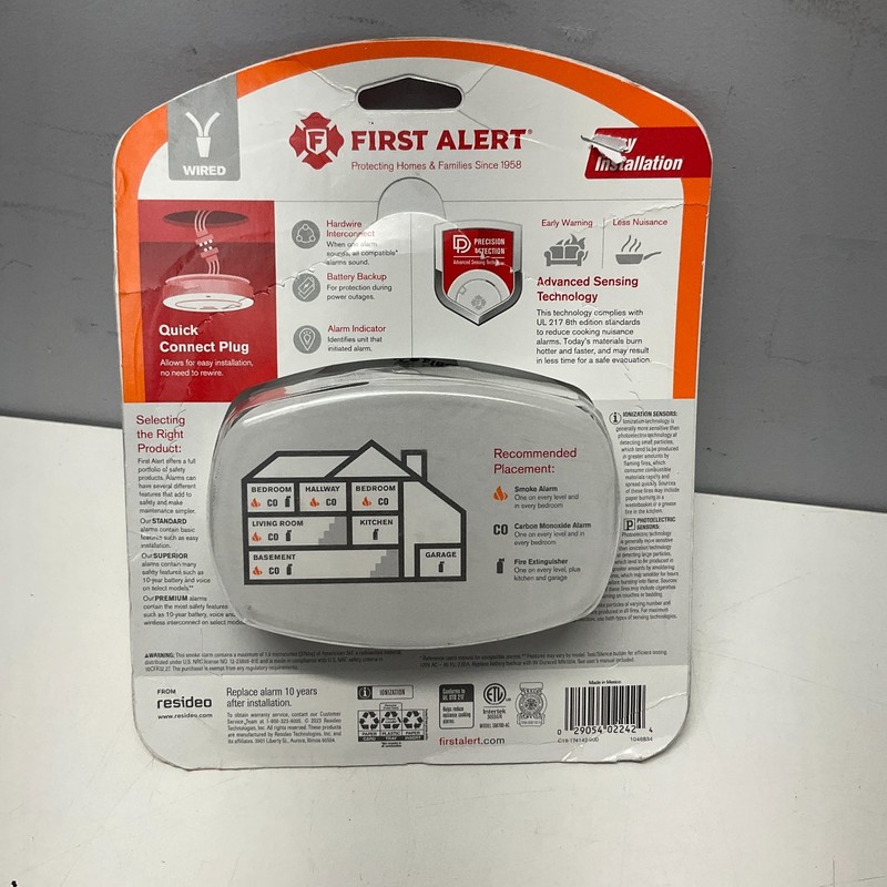 First Alert Advanced Precision Detection Wired Smoke Alarm, New gallery